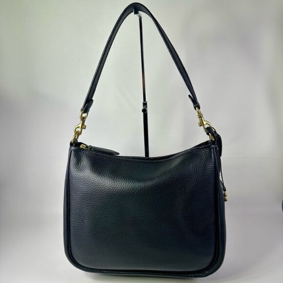 COACH Handbags - NEW COACH CARY SOFT PEBBLE LEATHER WOMENS BAG BLACK